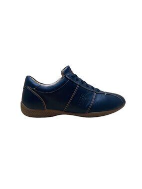 Coach Men’s Black Leather & Gum Sole Meyer Casual Shoes Size 10M